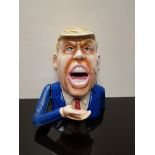 CAST METAL DONALD TRUMP MONEY BANK