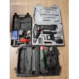 TOPLINK CORDLESS DRILL TOGETHER WITH PARKSIDE MULTI PURPOSE TOOL ETC