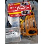 A BOX OF TOOLS INC ROLSON 36 PIECE HOBBY/CRAFT SET ETC