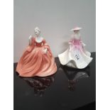 2 COALPORT FIGURES INC NATALIE AND MAY BALL