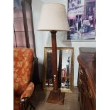 SOLID OAK STANDARD LAMP