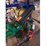 1800W GARDEN VAC TOGETHER WITH HEDGE TRIMMER