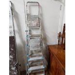 2 BELDRAY METAL FOLDING STEPS