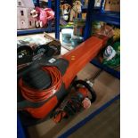 FLYMO GARDEN VAC TOGETHER WITH TARPEN HEDGE TRIMMER
