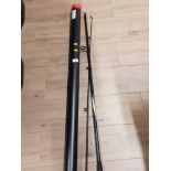 RON THOMPSON SUPERIOR 11FT BARBEL AND SPECIALIST FISHING ROD PLUS PROTECTIVE TUBE