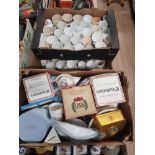 5 BOXES OF ASSORTED GOODS INC COMMEMORATIVE WARE ETC