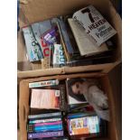 2 BOXES OF ASSORTED BOOKS