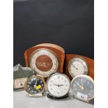 ASSORTMENT OF CLOCKS INC METAMEC DESK CLOCK