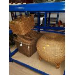 ASSORTED WICKER BASKETS