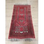 TURKISH FRINGED RUG 125CM X 65CM