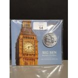 £100 ROYAL MINT SILVER PROOF BIG BEN COIN 2015