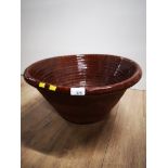 LARGE TERRACOTTA BREAD CROCK