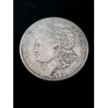 UNITED STATES OF AMERICA SILVER 1 DOLLAR COIN DATED 1921