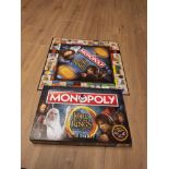 MONOPOLY THE LORD OF THE RINGS TRILOGY EDITION