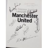 MANCHESTER UNITED PAGE WITH MAN UNITED TEAM INC DUNCAN EDWARD'S MATT BUSBY 20 PLUS ORIGINAL