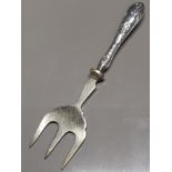 HALLMARKED SHEFFIELD 1912 SILVER PICKLE FORK