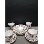 11 PIECES OF ELIZABETHAN STAFFORDSHIRE CHINA