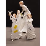 3 ROYAL DOULTON FIGURES INC SWEET DREAMS AND JUST FOR YOU