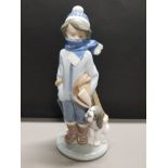 LLADRO FIGURE 5520 WINTER BOY