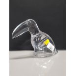 VILEROY AND BOCH TUCAN GLASS ORNAMENT