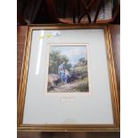 MYLES BIRKET FOSTER SIGNED LITHOGRAPH