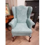 GREEN ARM CHAIR