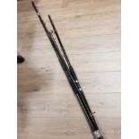 11FT CARBON PIKE ROD BY KENLEY TOGETHER WITH A 9FT SPIN ROD