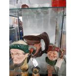 4 ASSORTED CHARACTER JUGS INC ROYAL DOULTON AULD MAC ETC