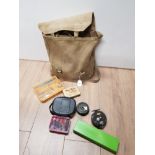 HOLDALL CONTAINING ASSORTED FISHING TACKLE