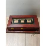 MAHOGANY KITCHEN SERVING CALL BOX