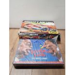 MIGHTY METRO SCALEXTRIC TOGETHER WITH SPITTING IMAGE BOTH BOXED