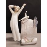LLADRO ORNAMENT 7677 "ART BRINGS US TOGETHER" IN ORIGINAL BOX WITH 1 OTHER SPANISH FIGURE