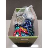 BOX OF COSTUME JEWELLERY