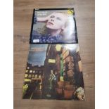2 DAVID BOWIE LP RECORDS HUNKY DORY AND THE RISE AND FALL OF ZIGGY STARDUST AND THE