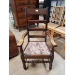 COUNTRY STYLE CARVER CHAIR