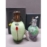 2 ASHLEIGH AND BURNWOOD BEAUTIFULLY HANDCRAFTED FRAGRANCE LAMPS BOTH IN ORIGINAL BOXES