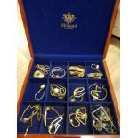 NICE WHITTARD CHELSEA DISPLAY BOX CONTAINING A QUANTITY OF NICE LADIES WRISTWATCHS PLUS 1 POCKET