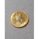 1958 GOLD FULL SOVEREIGN 22CT