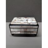 MOTHER OF PEARL MUSICAL TRINKET BOX