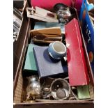 HALF CASE OF BOXED CUTLERY AND METAL WARE