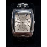 GENTS AMADEUS STAINLESS STEEL WRISTWATCH WITH ORIGINAL BOX