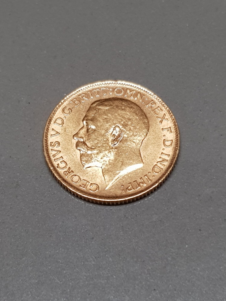 1912 GOLD SOVEREIGN COIN 22CT - Image 2 of 2