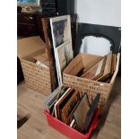 3 BOXES OF ASSORTED PICTURES AND PRINTS