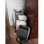 A LOT OF ASSORTED HEATERS AND DEHUMIDIFIERS SUCH AS HYUNDAI ETC