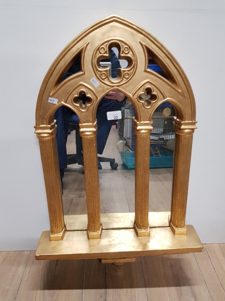 MODERN GOTHIC ART CHURCH STYLE MIRROR