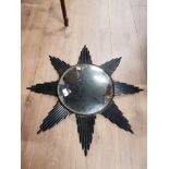 RETRO METAL FRAMED STAR MIRROR