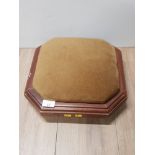 EDWARDIAN LOW FOOTSTOOL