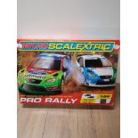 BOXED MICRO SCALEXTRIC PRO RALLY SET