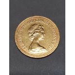 22CT GOLD 1978 SOVEREIGN COIN