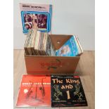 BOX CONTAINING LARGE QUANTITY OF LP RECORDS JAZZ AND CLASSICAL MUSIC ETC